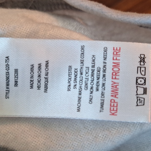 Tahari pajama set, lounge wear New with tags 2X - Picture 6 of 6